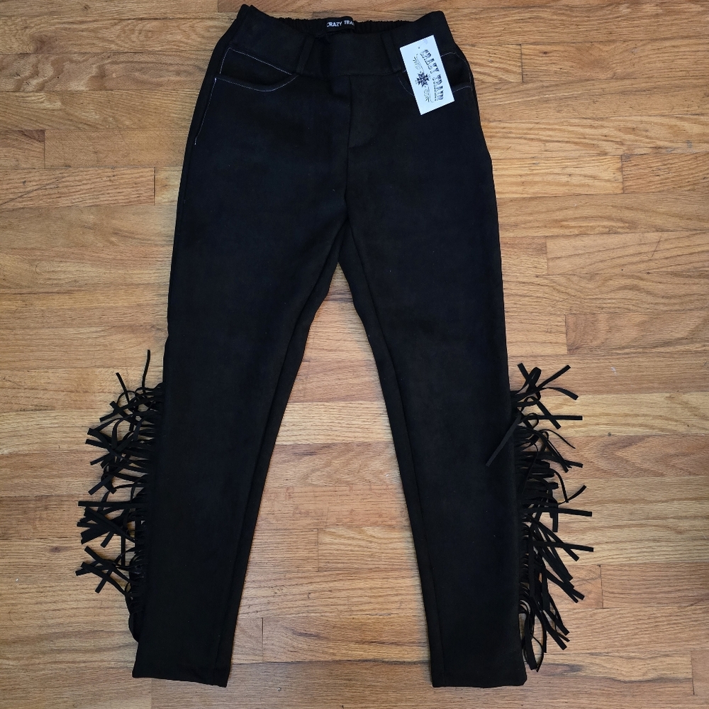 Crazy Train Fringe pants size medium